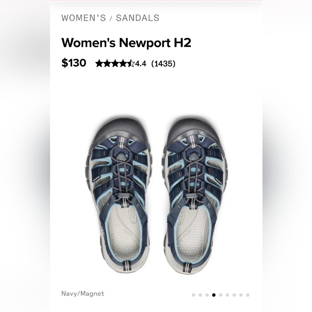 Women’s Blue Keen Sandals (Size 11)